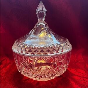 Elegant Crystal Candy Dish